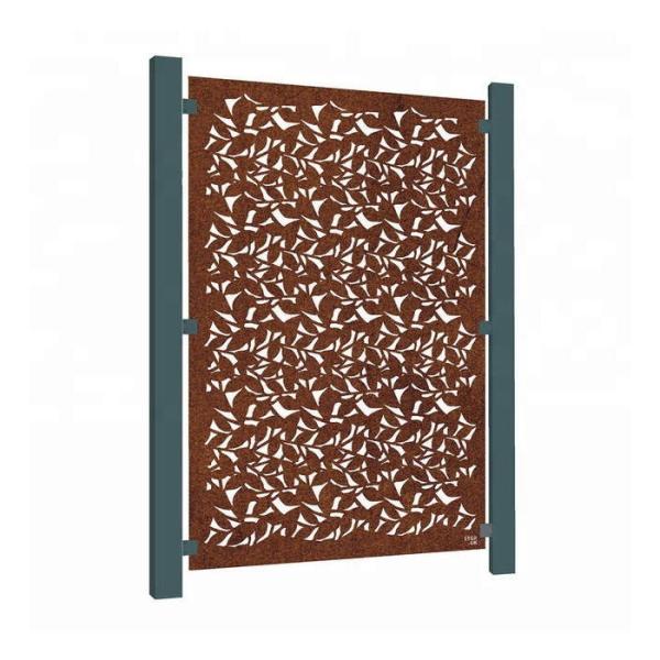 Corrosion Stability Branches Decorative Corten Steel Screen Fence Panels 3mm