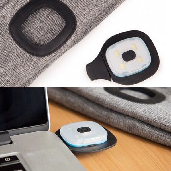 Factory Price LED Lighted Beanie Cap Hip Hop Men Knit Hat Winter Warm Hunting Camping Running Hat Gifts For Woman Man