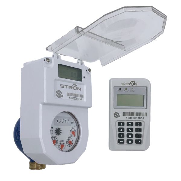 STS DN15mm Prepaid Water Meter with Flanged Connectivity ISO 4064 ClassB and 8 Years Battery Life