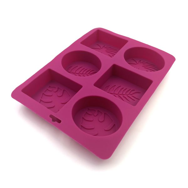 Nontoxic Practical Silicone Soap Mold heat Resistant 22.5x17x2.8cm
