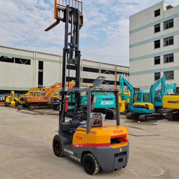 Excellent Performance Japan TCM Forklift Manufacture Used Forklift 3 Ton TCM25 Engine