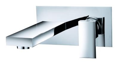 Contemporary Style Wall Mounted Bath Shower Mixer Hassle-Free Installation T8688