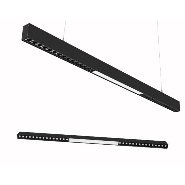 Linkable LED Linear Light Bar Fixture 3000 Lumens 0 - 10V Dimming 80 - 90lm/W