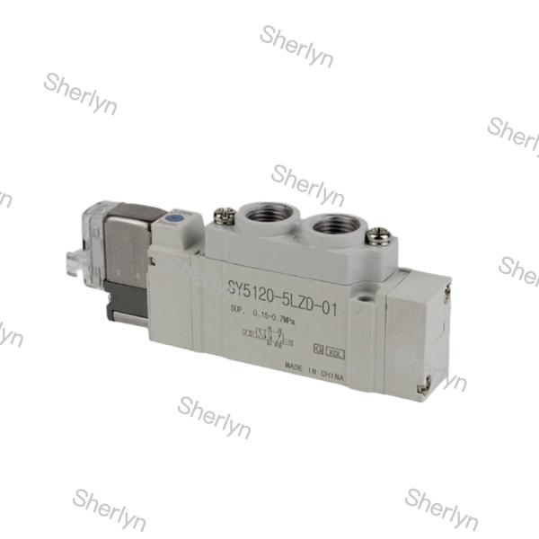 SMC 5-Port Solenoid Valve  SY3220-6LZD-M5 SY3000 Series DC12V