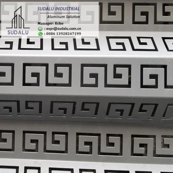 SUDALU Curtain Wall Panel Exterior Decorative Laser Cut Aluminum panel