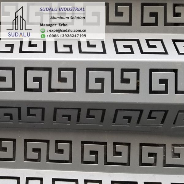 SUDALU Exterior Building Metal 3D Curtain Wall Cladding Aluminum Panel