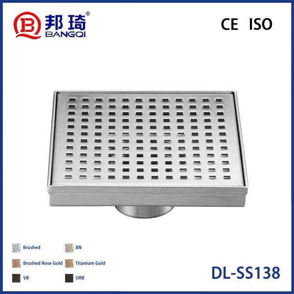 DL-SS138 Drainage de plancher en acier inoxydable européen