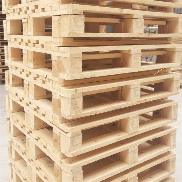 Heavy Duty Wooden Shipping Pallets Economic 4 Way Wood Pallet Durable Warehouse