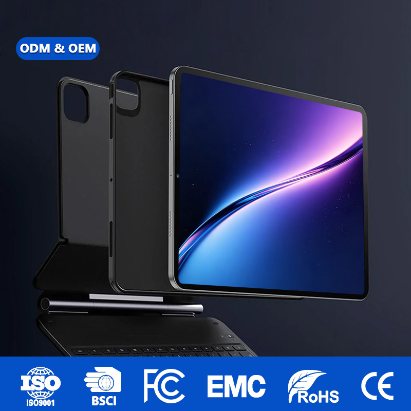 OEM/ODM Detachable Magnetic Keyboard Case Trackpad 7-Color Backlit for iPad 11