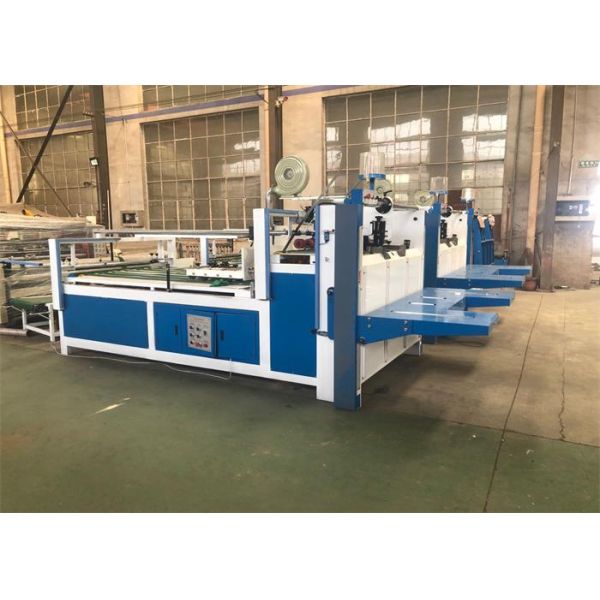 Semi Automatic Corrugated Cardboard Box Folder Gluer Machine