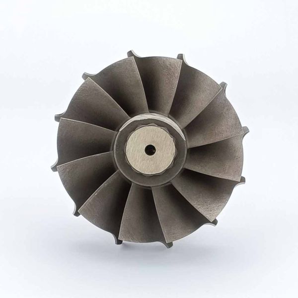 MS-TECH Turbo HX55 Turbine Wheel Shaft 3535983 Fit Turbos Ind 86mm Exd 77mm Blades 12