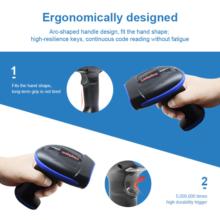 Читатель штрихкода USB 1D 2D блока развертки штрихкода QR связанный проволокой кодом Handheld