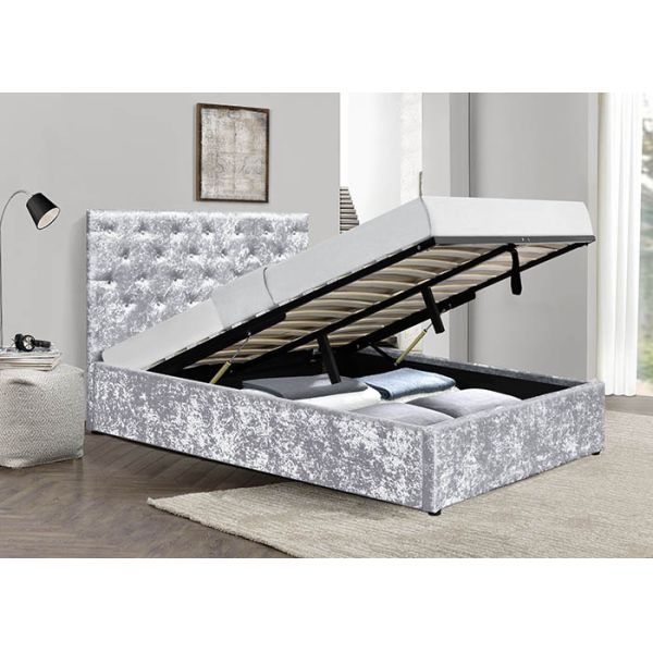 ODM кровати хранения кровати хранения подъема газа Ottoman механизма обитый тканью