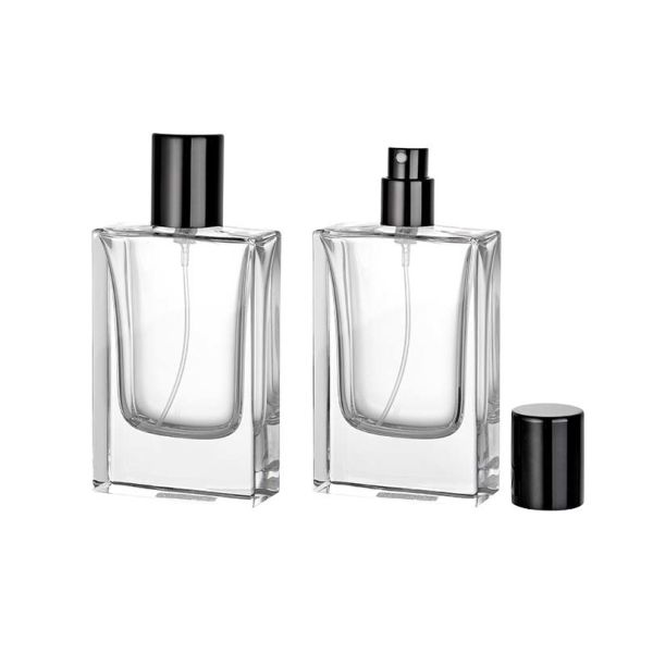 Screen Printing Decoration Glass Perfume Bottle With Box And Attractive Appearance