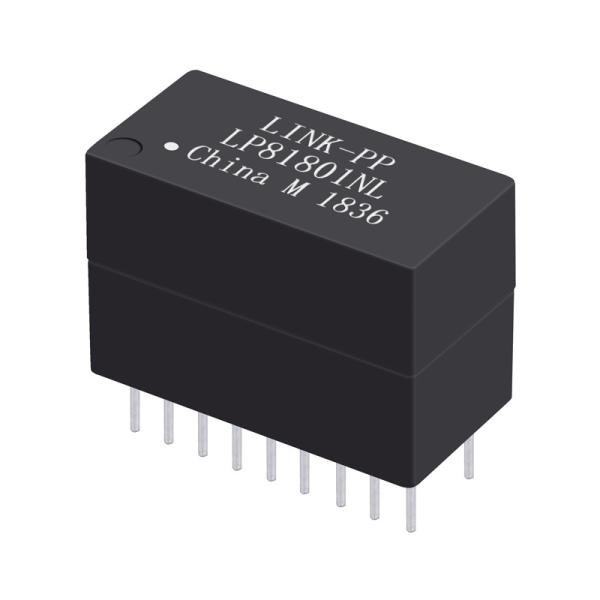 Base compatible de L1CN001-0 LINK-PP LP81801NL 1000 - port simple LAN Filte Transformer 18PIN de T