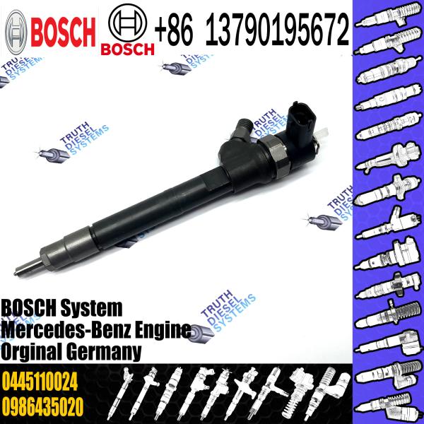 0445 110 024 original fuel injector 0 445 110 024 auto part diesel injector MB 6110700587 0445110024 for Sprinter Vito