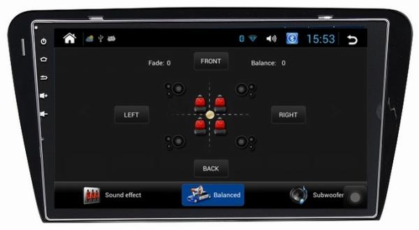 Ouchuangbo GPS sat navi head unit VW Bora 2013 support 4 core canbus AUX USB