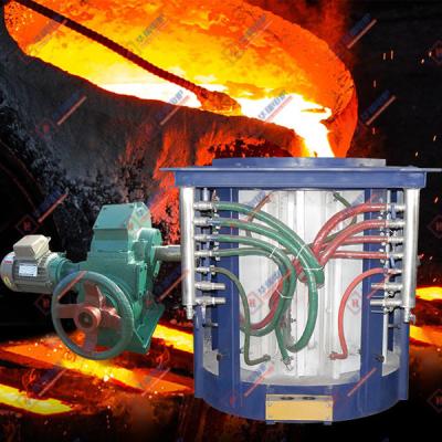 Forno de fusão elétrico de frequência média com tempo de fusão rápido