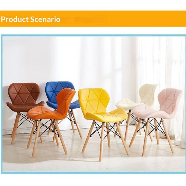 Elegant Design Traditional Home Furniture Comfortable Popular Fabric Dining Chairs Durable Legs Leisure Accent Chair
