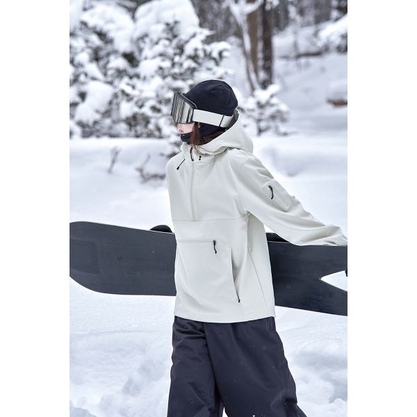 Custom OEM 3L Waterproof Windproof Snowboard Ski Hoodie Winter Couple Ski Jacket