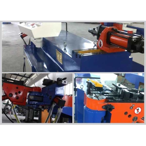 Semi Automatic Mandrel Exhaust Bender , Single Head Aluminium Pipe Bending Machine