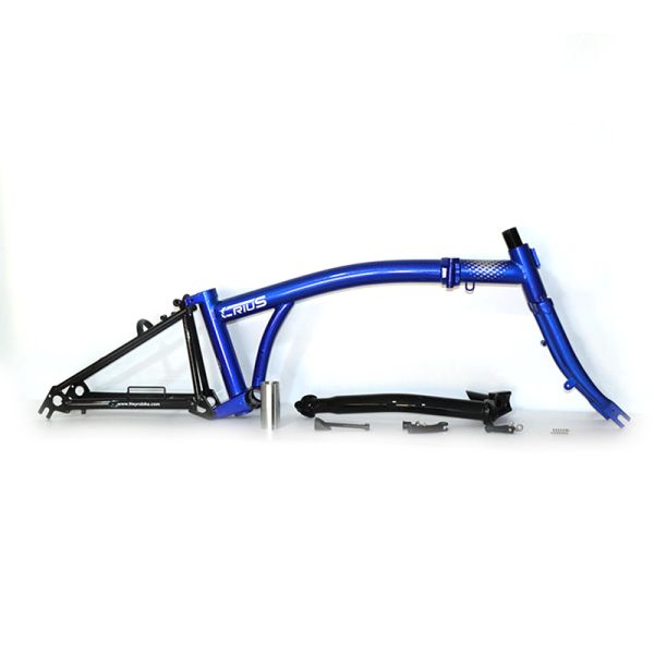 16-дюймовый складный велосипед Crius 349 V тормоз 8 скоростей 9 скоростей Хром-молибден Стальной рамы