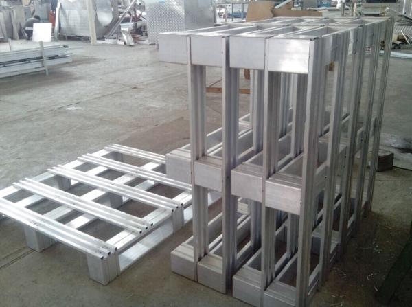 4 way, 2way entry aluminum pallet, standard size or non-standard