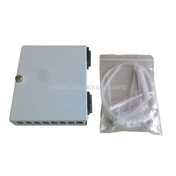 Распределительная коробка кабеля оптического волокна переходники ST SC 8 сердечников, коробка соединения волокна волокон PON холоднокатаной стали 8