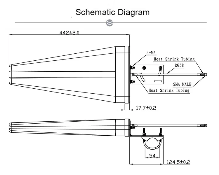 High Precision LPA Log Periodic Antenna Outdoor Signal Booster Antenna