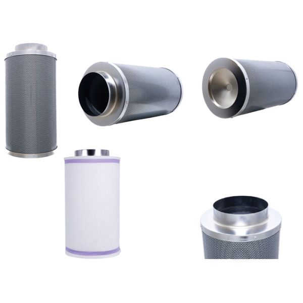 8 Inch Carbon Filter  Hydroponics Reversible Smell  Removal  Indoor Plants Supply