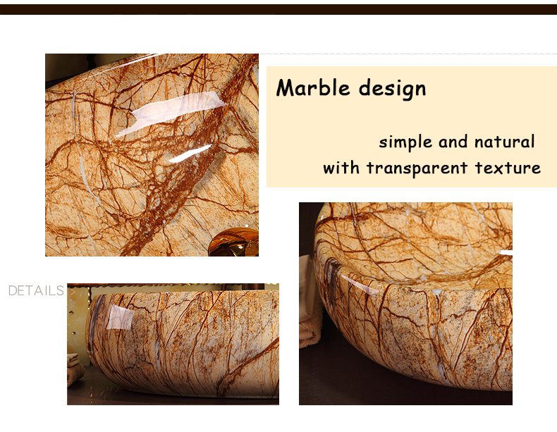 Роскошные санитарные принадлежности винтажные элегантные красочные столешницы ванная раковина Мраморный раковина