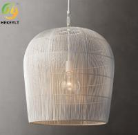 Used For Home/Hotel E27 Rattan And Iron  Art Modern Pendant Light