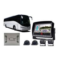 Écran du système de navigation de multimédia de voiture de caméra de Front Rear Side View Backup IP68 IPS