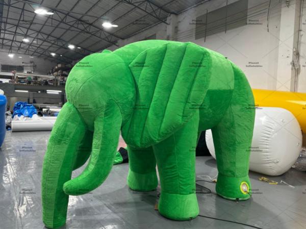 Outdoor Promotional Event Giant Inflatable Plush Elephant for Advertising Display