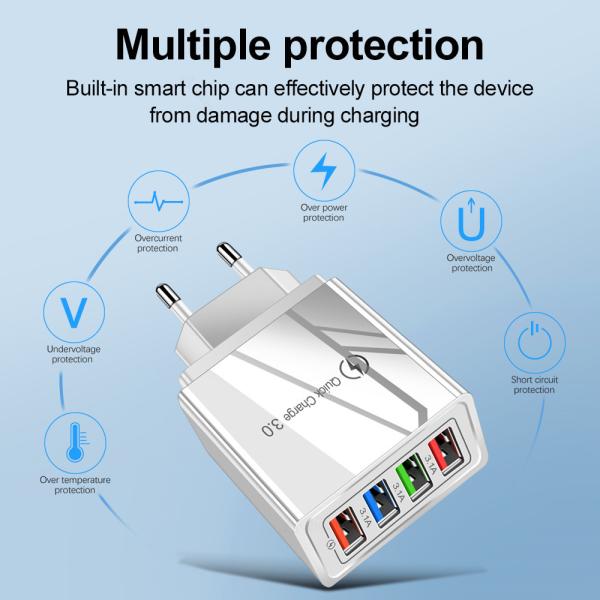 Huawei Xiaomi Iphone PCT CE 5V3.1A 56g Universal USB Charger