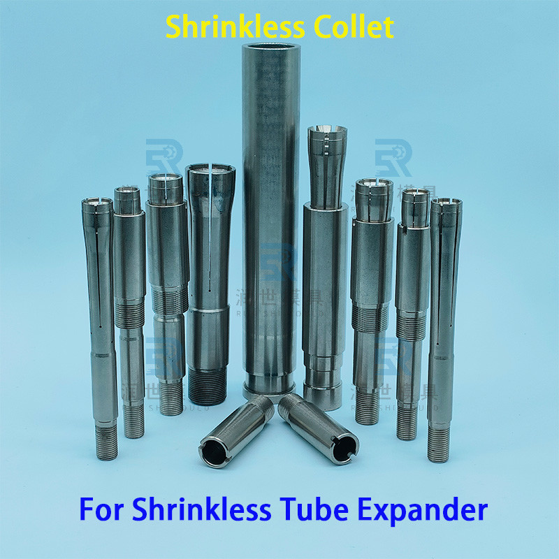 Custom Sizes Tube Expander Spare Parts Shrinkless Collet Tool