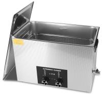 Nettoyeur à ultrasons commercial 30L 600W avec panier de chauffage à minuterie codé 13 réglages horaires précis dans les 60 minutes Dégazage pris en charge