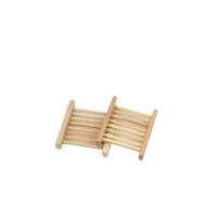 Salle de bains étui à savon en bois, cuvette de douche en salle de bain artisanale, porte-éponge en bois naturel rectangulaire, épurateur