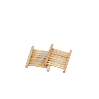 Bathroom Wooden Soap Case,  Home Hand Craft Bathtub Shower Dish, Rectangular, Natural Wooden Holder for Sponges, Scrubber