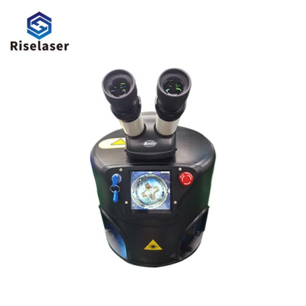 40W Mini Small Desktop Gold Jewelry Sliver Jewelry Rings Fibra Laser Spot Welders Soldadores Máquina de Soldadura