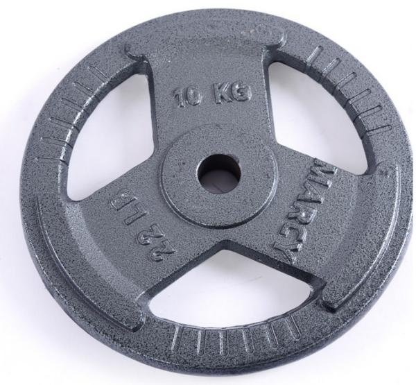 three handle painted cast iron barbell plate2.5kg 5kg 7.5kg 10kg 15kg 20kg
