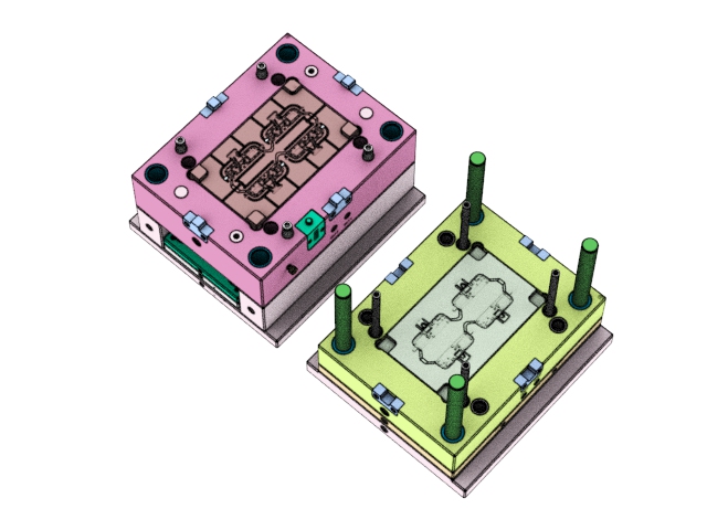 OEM / ODM: Многополосная впрысканая форма и мини-подставка для материнской платы (1*4) No.22685