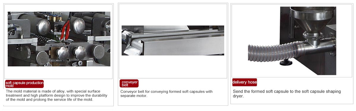 Машина капсулы желатина Softgel масла лаборатории безшовная со штендером 8