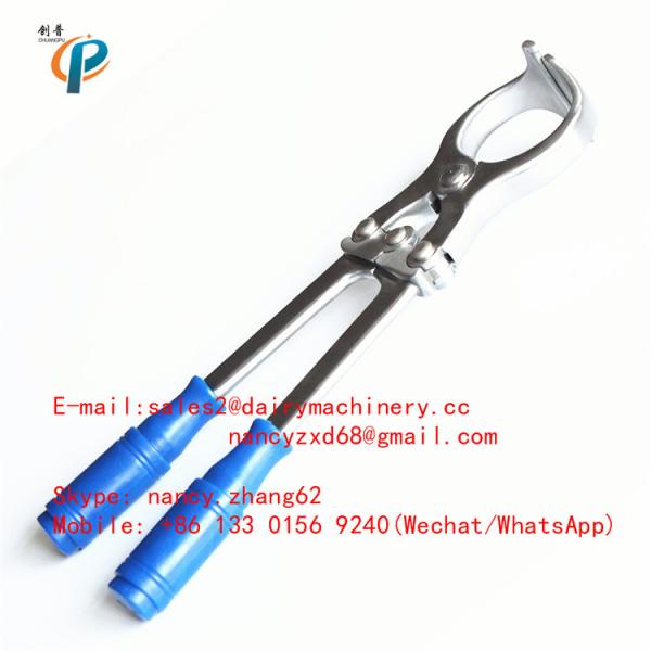 Veterinary Instruments Stainless Steel Castration Plier, Burdizzo Style,  32cm Length  Livestock Lamb Goat Emasculator Banding