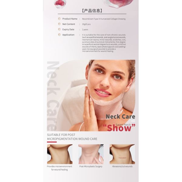 Private Label OEM Anti Aging Wrinkle Neck Sheet Mask Organic Body Skin Care Products Collagen Firming Neck Face Mask