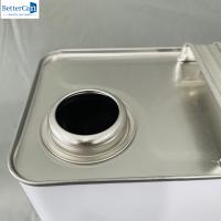 Máquina de óleo de manobra de metal 4 litros lata de estanho vazia com tampa de metal ODM 1 galão Pacakge