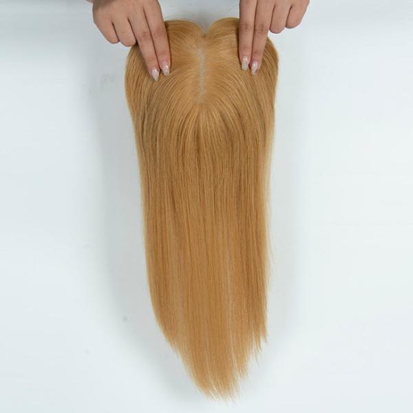 Natural Real Remy Mono Finos Perucas de Toupee Feminino Cabelo Humano Com Bangs