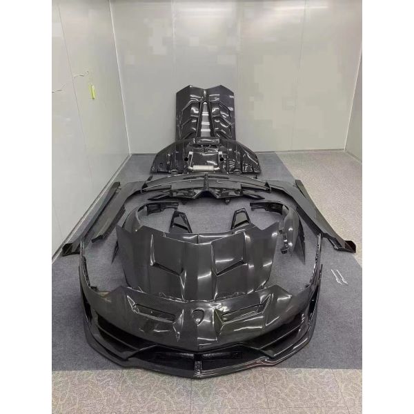 For Lamborghini Aventador LP700 LP720 Carbon Fiber Body Kit Aventador Upgraded SVJ Style Front and Rear Bumper Spoiler Body Kit