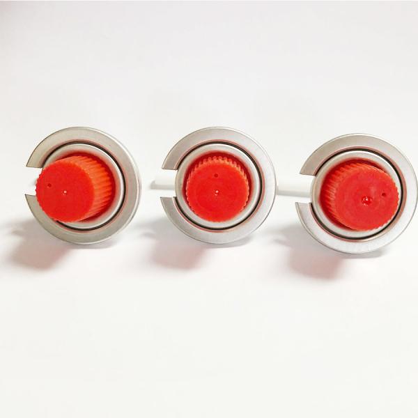 soupape portative de gaz de butane de couverture rouge pour camper non fuite
