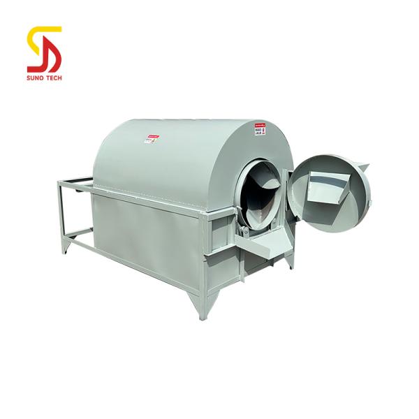 Secador rotatorio horizontal pequeño para frutas y secador de tambor de tamaño mediano para granos de café y castañas